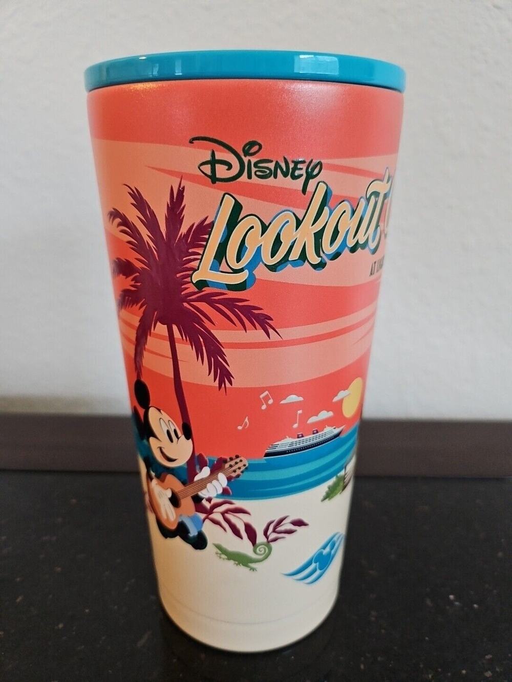 Disney Cruise Line DCL Lookout Cay Lighthouse Point Tumbler Cup NEW